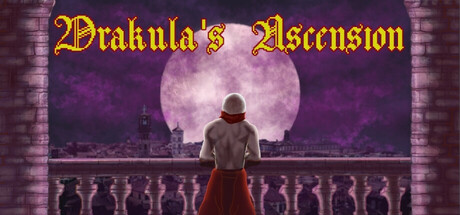 Drakula overlooks his moonlit castle in Drakula's Ascension
